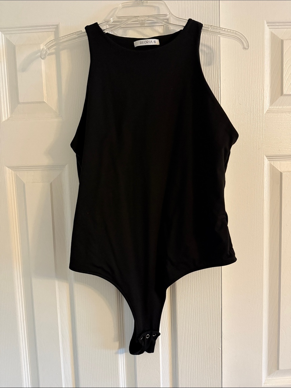 ReoRia Black Sleeveless Bodysuit